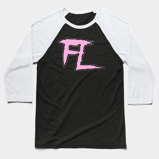 FL Logo White/Pink Baseball T-Shirt by FactionLife